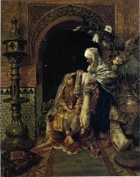 unknow artist Arab or Arabic people and life. Orientalism oil paintings  405 France oil painting art